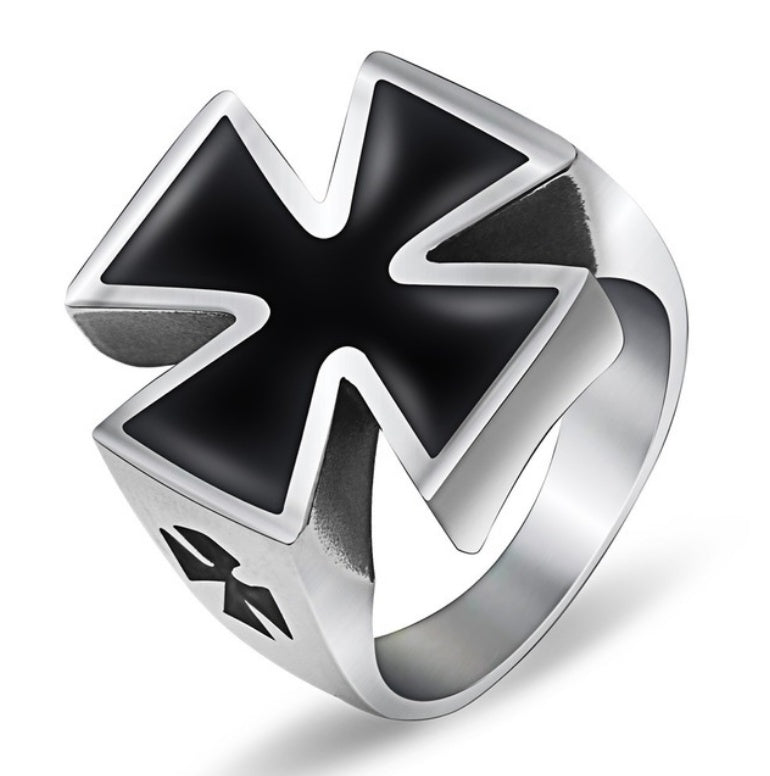 Cross Ring Hipster Ring