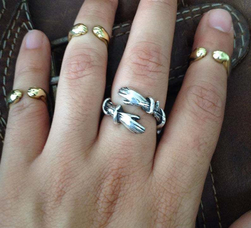 Open Ring Alloy Ring Couple Ring Creative Thorns