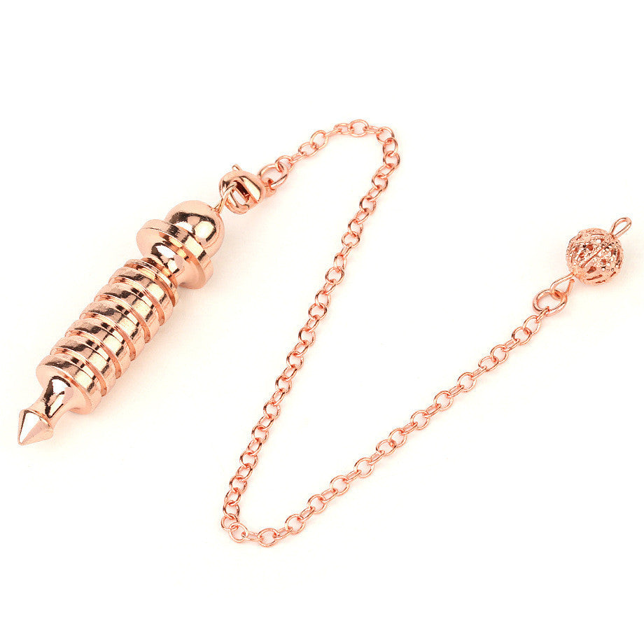 Metal Ornaments Can Be Detached Spiral Pendant
