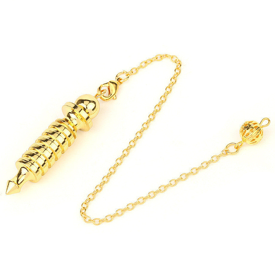 Metal Ornaments Can Be Detached Spiral Pendant