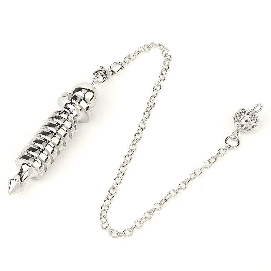Metal Ornaments Can Be Detached Spiral Pendant