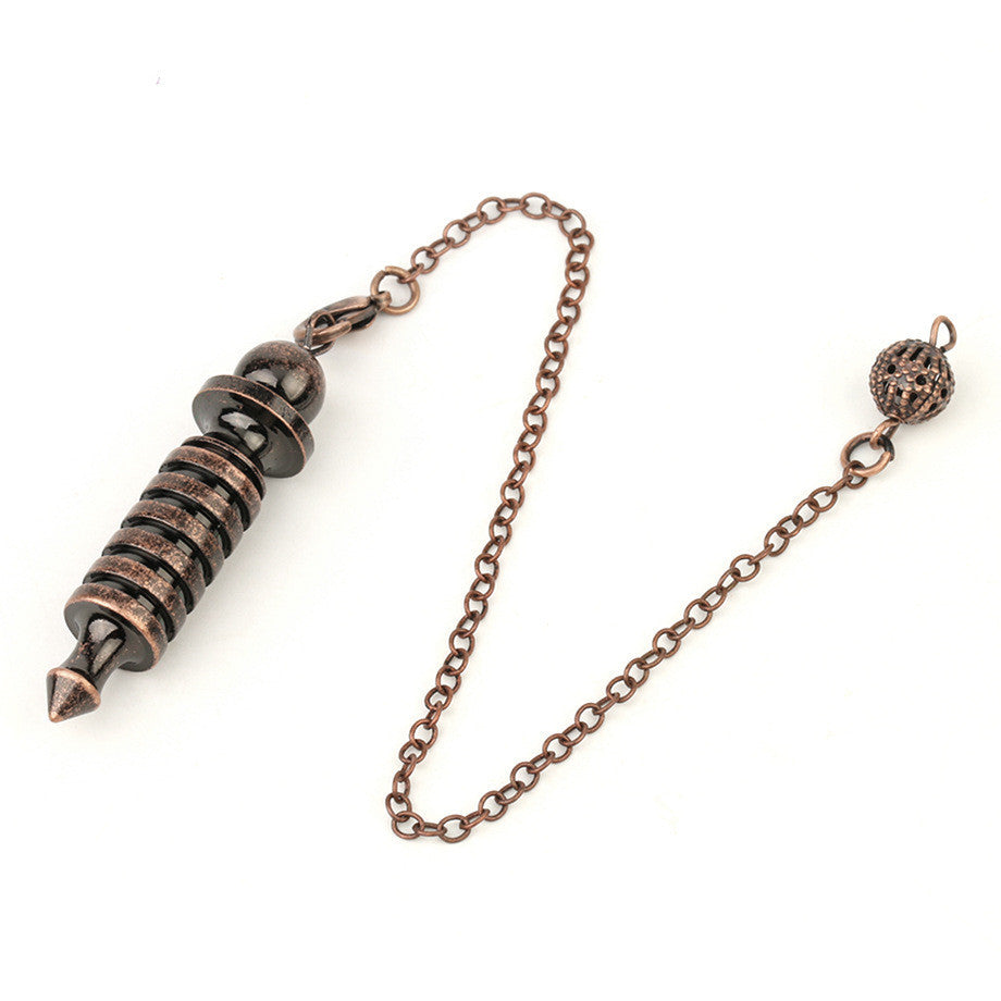 Metal Ornaments Can Be Detached Spiral Pendant