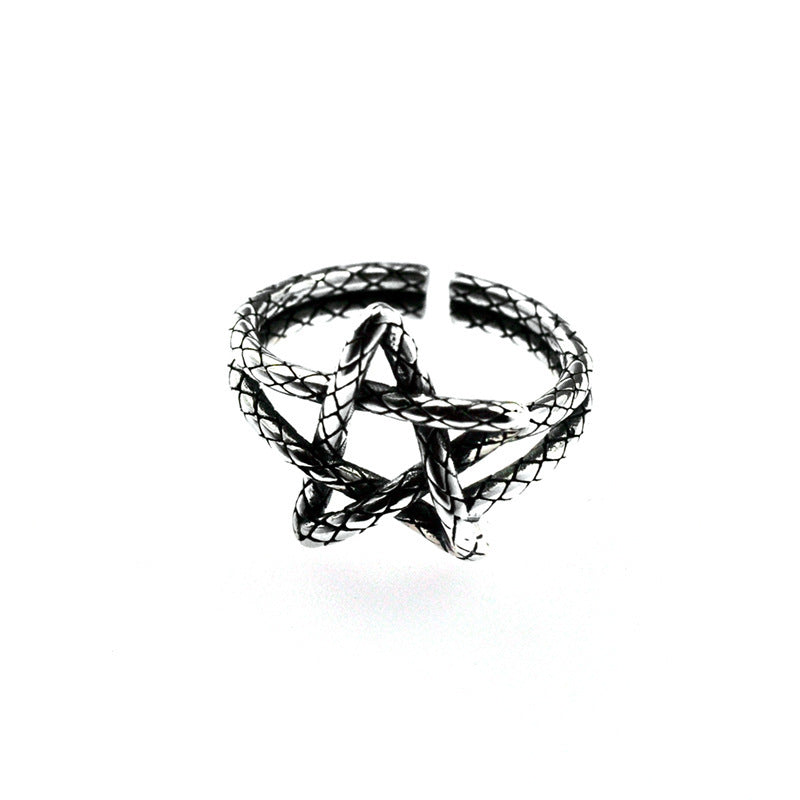 Pentagram Ring Retro Ring