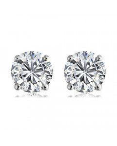 0.80CT VS/G Round Diamond Stud Earrings