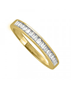 0.50CT VS/EF Baguette Diamond Eternity Ring