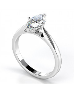 2.01ct SI2/H Classic Marquise Diamond Engagement Ring