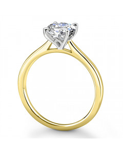 1.01CT SI2/G Round Diamond Solitaire Ring