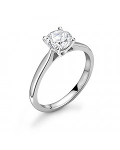1.00ct SI2/E Round Diamond Engagement Ring