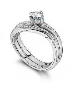 ADRRBD4012 Round Shape Diamond Bridal Cut Ring
