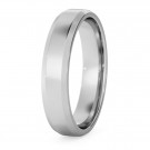 Bevelled Edge Wedding Ring - 4mm width, 1.4mm depth