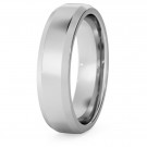 Bevelled Edge Wedding Ring - 5mm width, 1.8mm depth