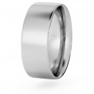 Flat Court Wedding Ring - 7mm width, Thin depth