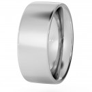 Flat Court Wedding Ring - Heavy weight, 8mm width