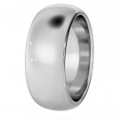 D Shape Wedding Ring - Heavy weight, 8mm width