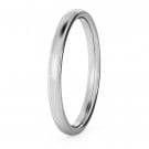 Traditional Court Wedding Ring - Lightweight, 2mm width
