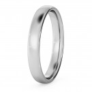 Traditional Court Wedding Ring - Lightweight, 3mm width
