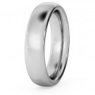 Traditional Court Wedding Ring - Heavy weight, 5mm width