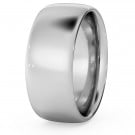 Traditional Court Wedding Ring - 8mm width, Medium depth