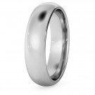 D Court Wedding Ring - 5mm width, 1.8mm depth