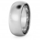 D Court Wedding Ring - 7mm width, 1.8mm depth