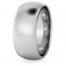 D Court Wedding Ring - 8mm width, 1.8mm depth