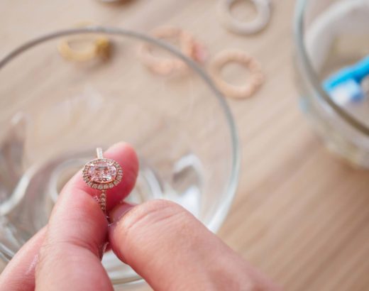 How to clean an engagement ring